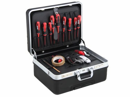 Mobiler Service-Montagekoffer aus ABS mit Trolly