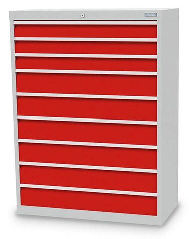 Bedrunka+Hirth Schubladenschrank T500 9 Schubladen B/T/H 980x500x1319 mm