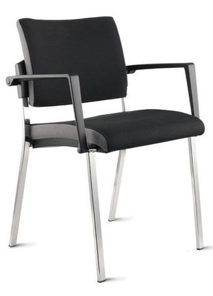 Besucherstuhl Wachter CHERRY 1 mit Armlehnen, 2 St�ck