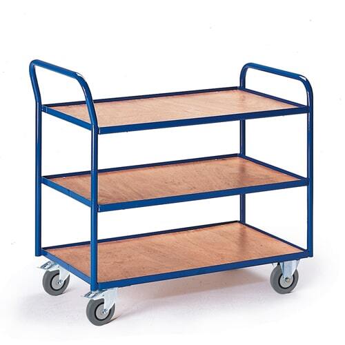 Tischwagen mit 3 Etagen, Ladefl�che 990x590 mm