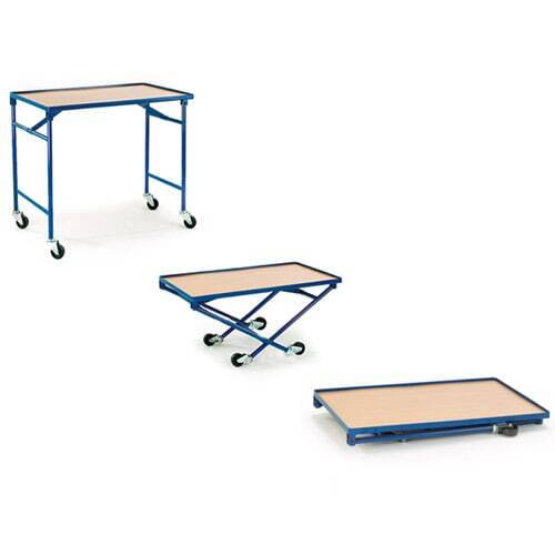 Faltbarer Tischwagen Ladefl�che 1000x600 mm