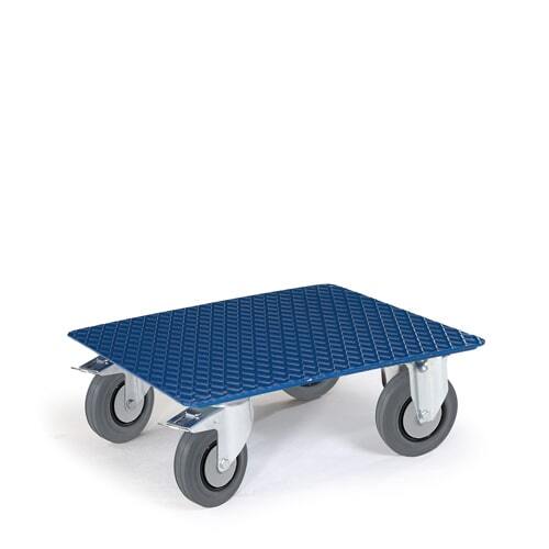 Kistenroller-Riffelgummi Ladeflche 700x700 mm