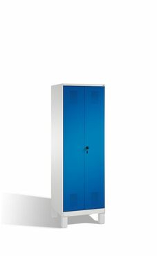 Spind | Doppelspind auf F��en, 2 Abteile f�r 1 Person, Abteilbreite 300 mm