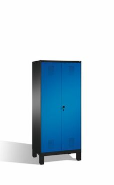 Spind | Doppelspind auf Fen, 2 Abteile fr 1 Person, Abteilbreite 400 mm