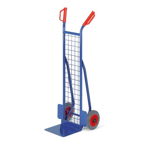 Kleine Gitter-Stapelkarre, Vollgummireifen