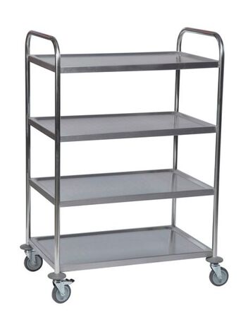 Tischwagen 4 Etagen Ladefl�che 825x500 mm