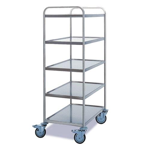Tischwagen 5 Etagen Ladefl�che 1000x600 mm