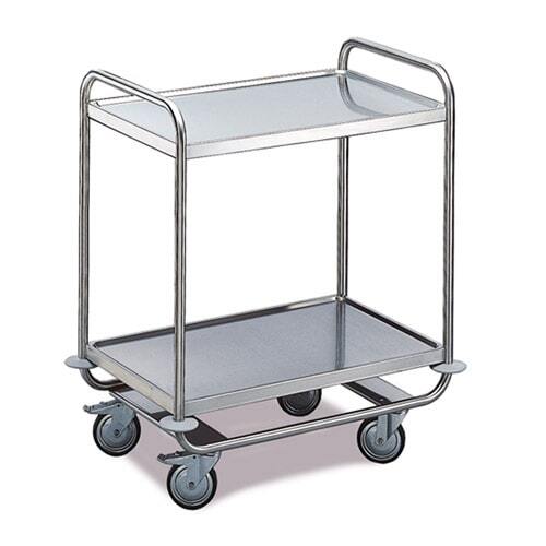 Tischwagen 2 Etagen Ladefl�che 800x500 mm