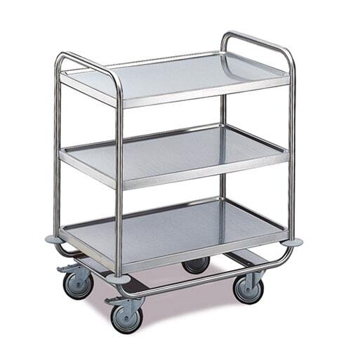Tischwagen 3 Etagen Ladefl�che 1000x600 mm