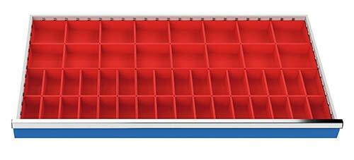 Schubladeneinsatz Kleinteilek�sten 1200x600 mm BLH 100 mm