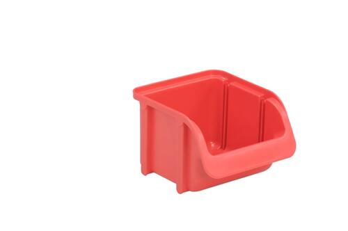 Sichtlagerbox, Basic PP, Gr. 1, 1 St�ck, Farbe rot