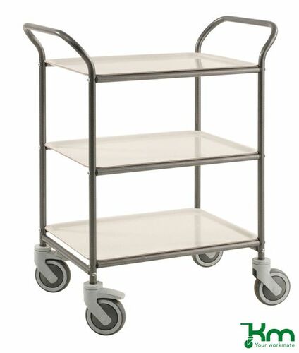 Servierwagen mit drei herausnehmbaren Tabletts
