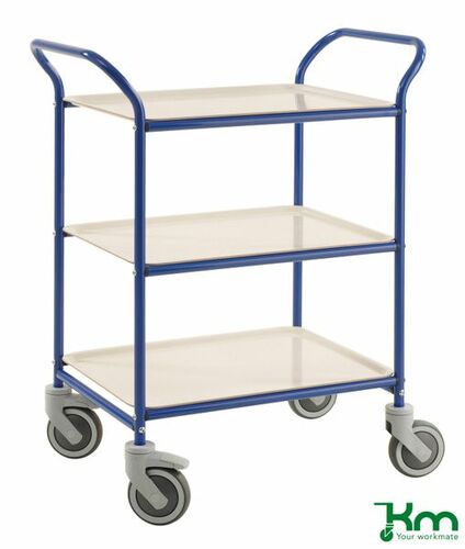 Servierwagen mit drei herausnehmbaren Tabletts