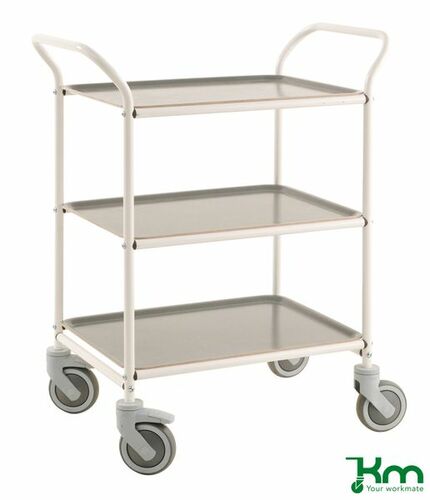 Servierwagen mit drei herausnehmbaren Tabletts
