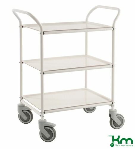 Servierwagen mit drei herausnehmbaren Tabletts