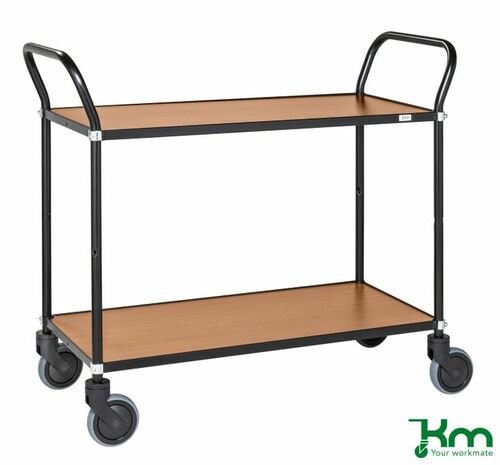 Eleganter Servierwagen mit 2 Bremsen