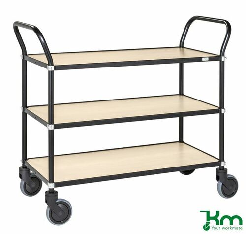 Eleganter Servierwagen mit 2 Bremsen