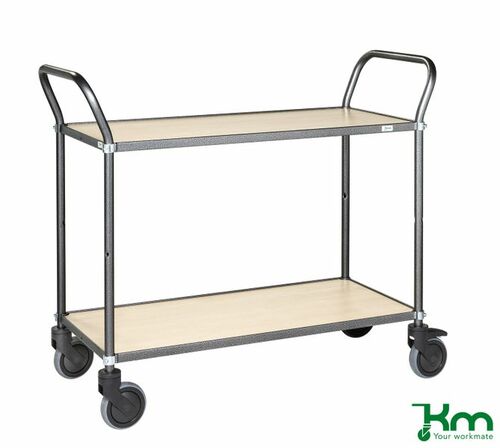 Eleganter Servierwagen mit 2 Bremsen