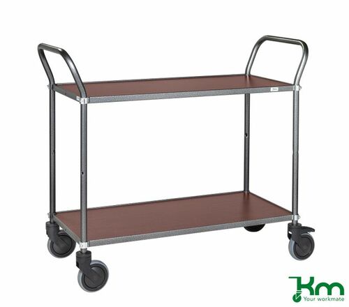 Eleganter Servierwagen mit 2 Bremsen