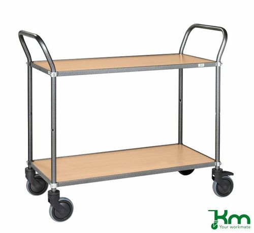 Eleganter Servierwagen mit beschichteten Bden