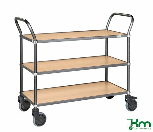 Eleganter Servierwagen mit beschichteten B�den