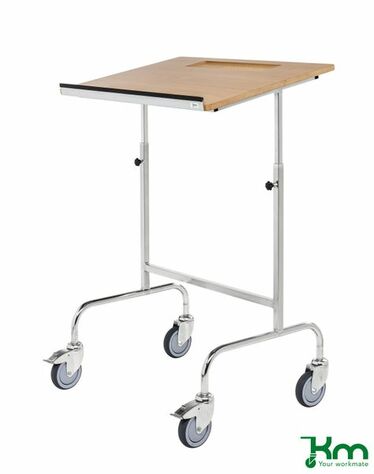 Rollpult mit Auflage und Feststeller