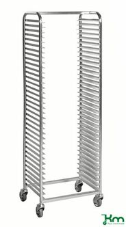 Tablettwagen f�r 36 Tabletts mit Bremse