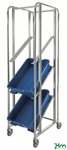 Flexibler Tablett- und Boxenwagen
