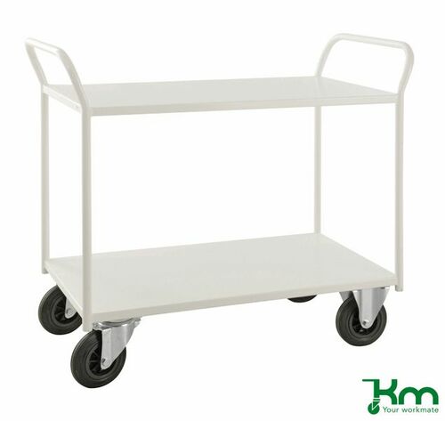 Etagenwagen mit 2 Metallb�den und Feststeller