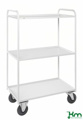 Voll verschwei�ter Etagenwagen mit 3 Metallb�den