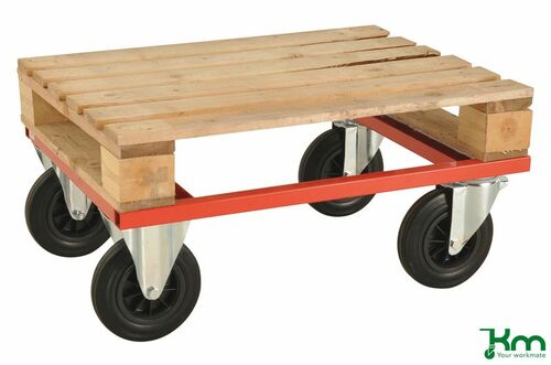 Palettenwagen geeignet f�r gro�e Paletten, gebremst