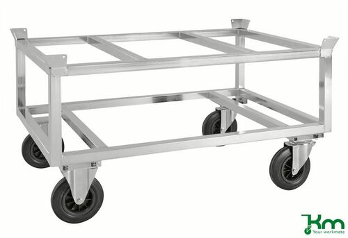 Palettenwagen geeignet f�r gro�e Paletten, gebremst