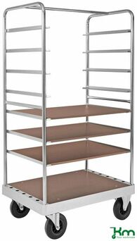 Multi-Etagenwagen mit Bremse