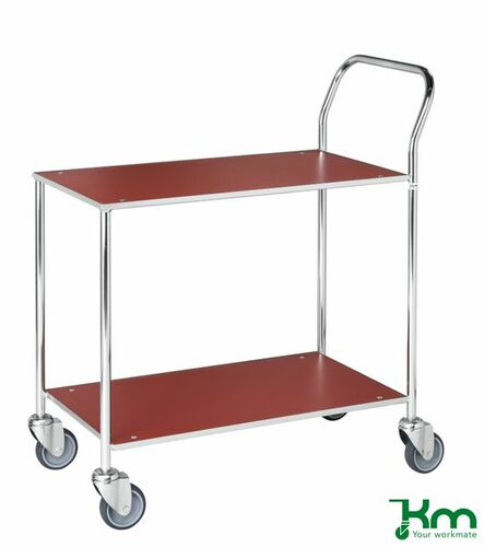 Kleiner Tischwagen mit 2 B�den und Feststeller