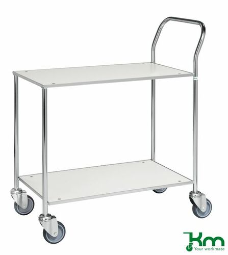 Kleiner Tischwagen mit 2 B�den und Feststeller