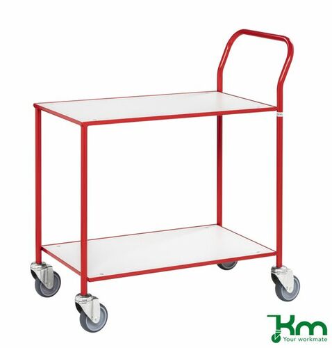 Kleiner Tischwagen mit 2 B�den und Feststeller