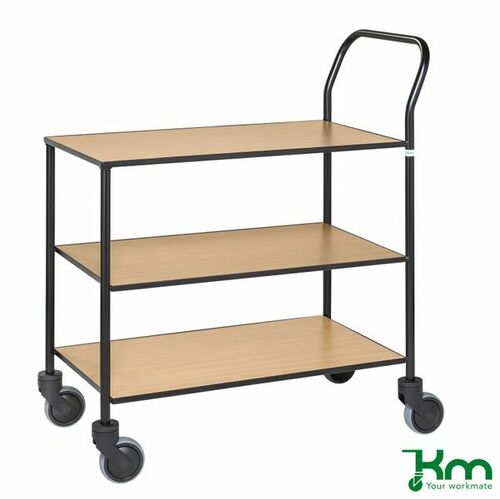 Kleiner Tischwagen mit 3 B�den und Feststeller