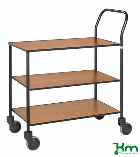 Kleiner Tischwagen mit 3 B�den und Feststeller