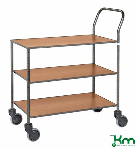 Kleiner Tischwagen mit 3 B�den und Feststeller