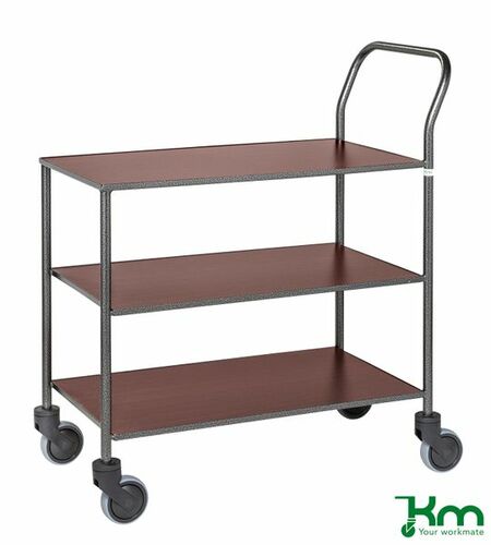 Kleiner Tischwagen mit 3 B�den und Feststeller