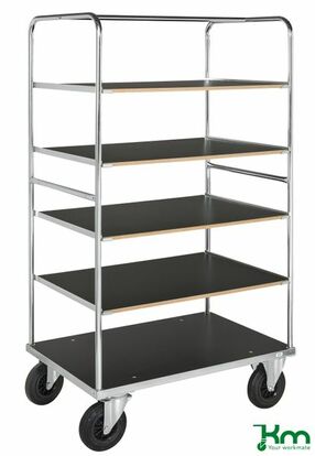 Etagenwagen mit 4 B�den und Feststeller