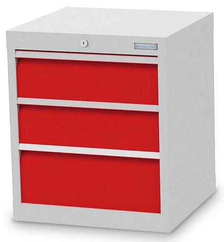 Bedrunka+Hirth Schubladenschrank T500 3 Schubladen B/T/H 530x500x619 mm