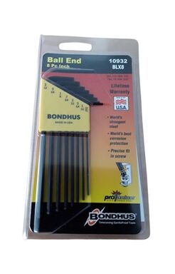 Inbusschl�ssel | Winkelschl�ssel - Satz Balldriver - 8-tlg. Zollma�e