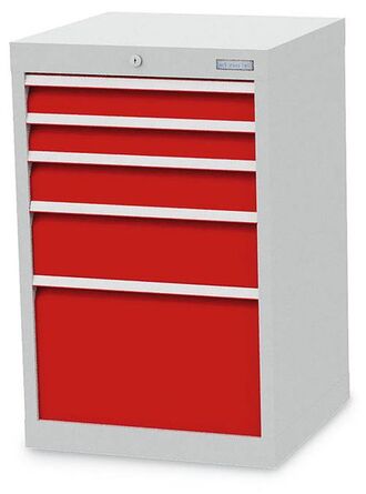 Bedrunka+Hirth Schubladenschrank T500 5 Schubladen B/T/H 530x500x819 mm