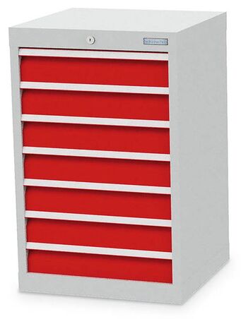 Bedrunka+Hirth Schubladenschrank T500 7 Schubladen B/T/H 530x500x819 mm