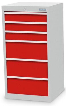 Bedrunka+Hirth Schubladenschrank T500 6 Schubladen B/T/H 530x500x1019 mm