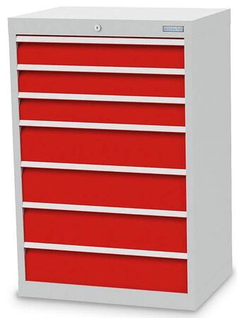 Bedrunka+Hirth Schubladenschrank T500 7 Schubladen B/T/H 680x500x1019 mm