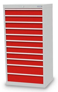 Bedrunka+Hirth Schubladenschrank T500 11 Schubladen B/T/H 680x500x1319 mm