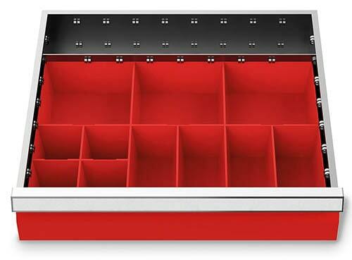 Schubladeneinsatz Kleinteilek�sten 450x400 mm BLH 75 mm