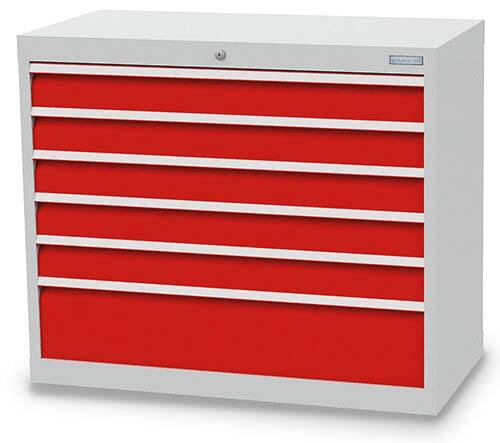 Bedrunka+Hirth Schubladenschrank T500 6 Schubladen B/T/H 980x500x819 mm
